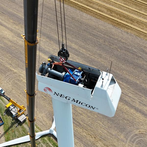 Drive-Train Exchange on a Micon NM 48