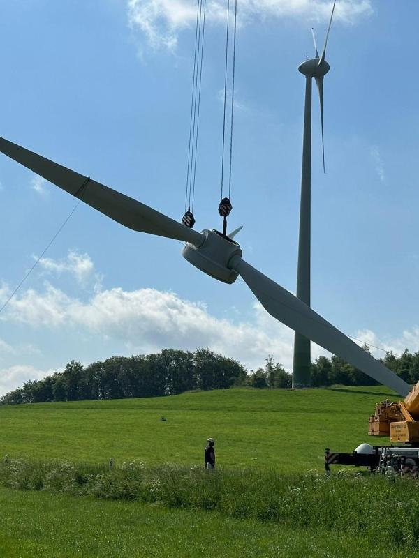 Vermarktung, Demontage und Transport einer Enercon E40
